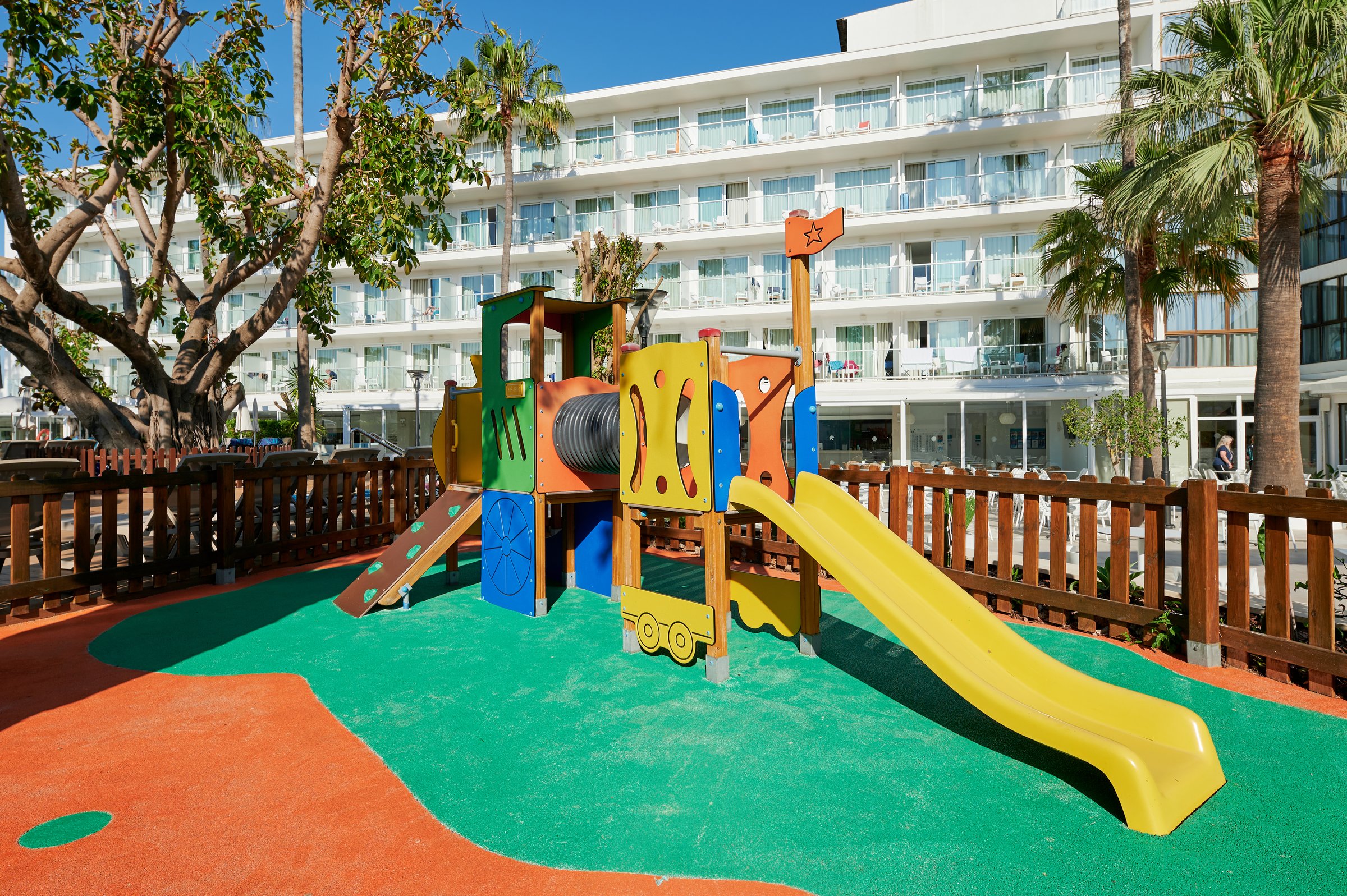 Astro Club kids' playground with slide
