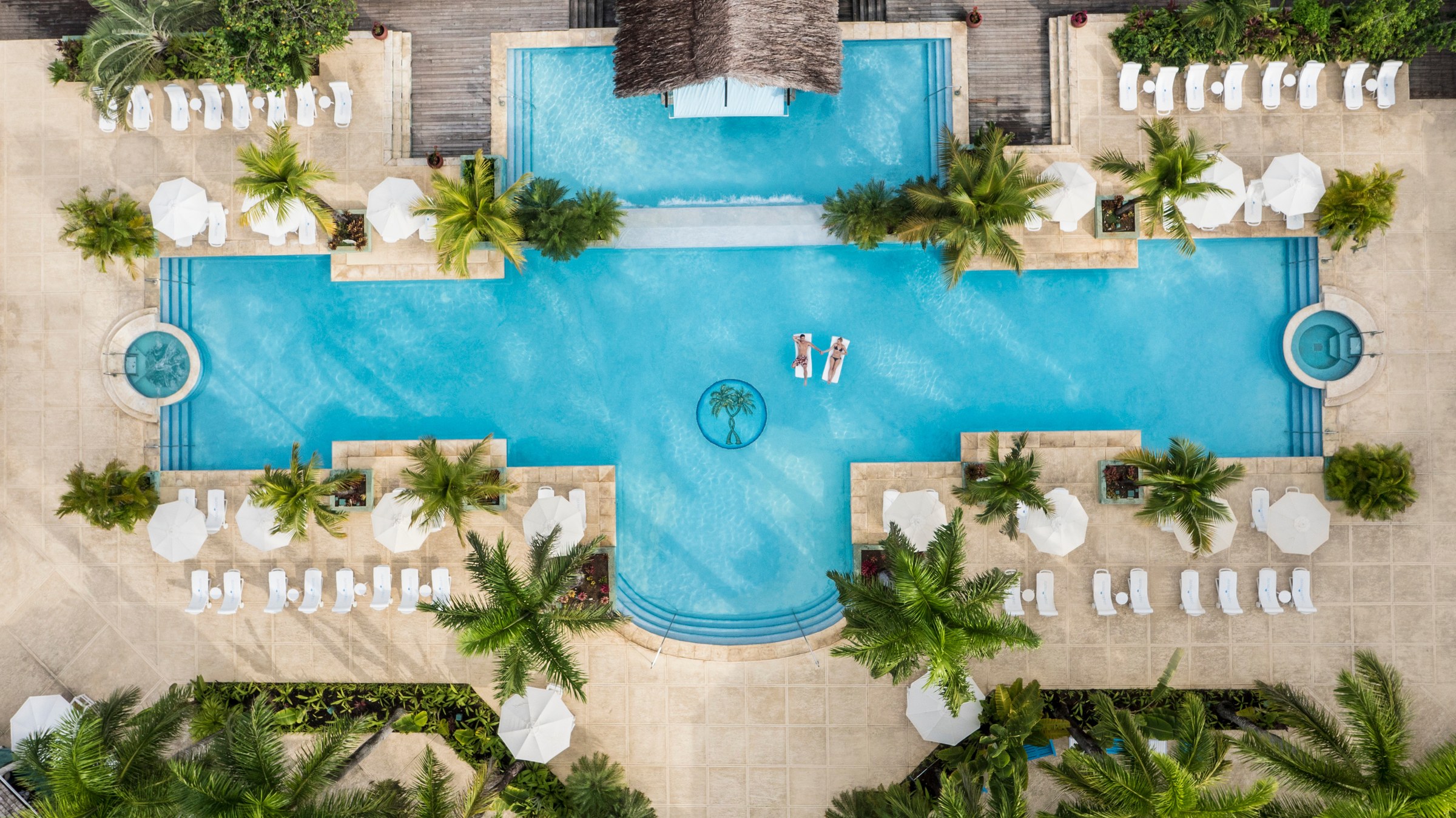 Main pool from above