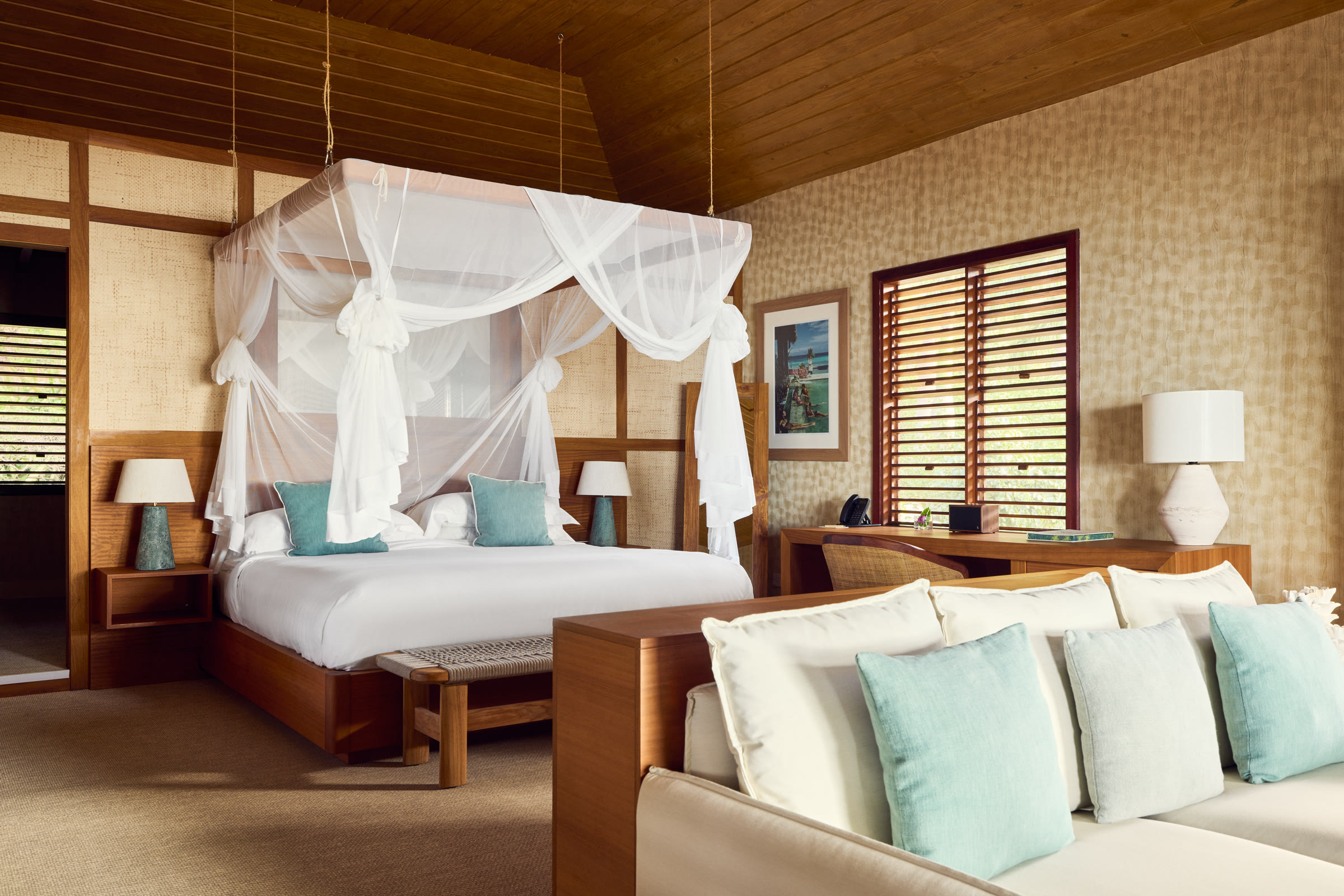 Permission granted by Zoe Curtis (zoe.curtis@finnpartners.com, Finn Partners) 2026-10-13, Gmail thread 1a12b48eb2ab615b. File 14.HermitageBay-BeachfrontVillaSuiteInterior-BFVS004L.jpg